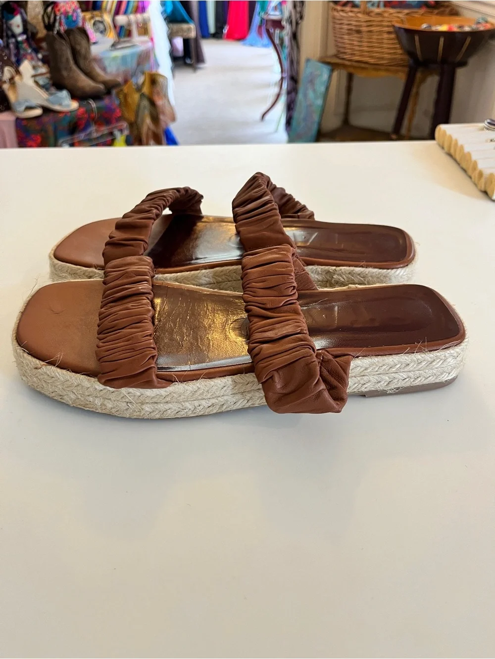 STAUD espadrille slides